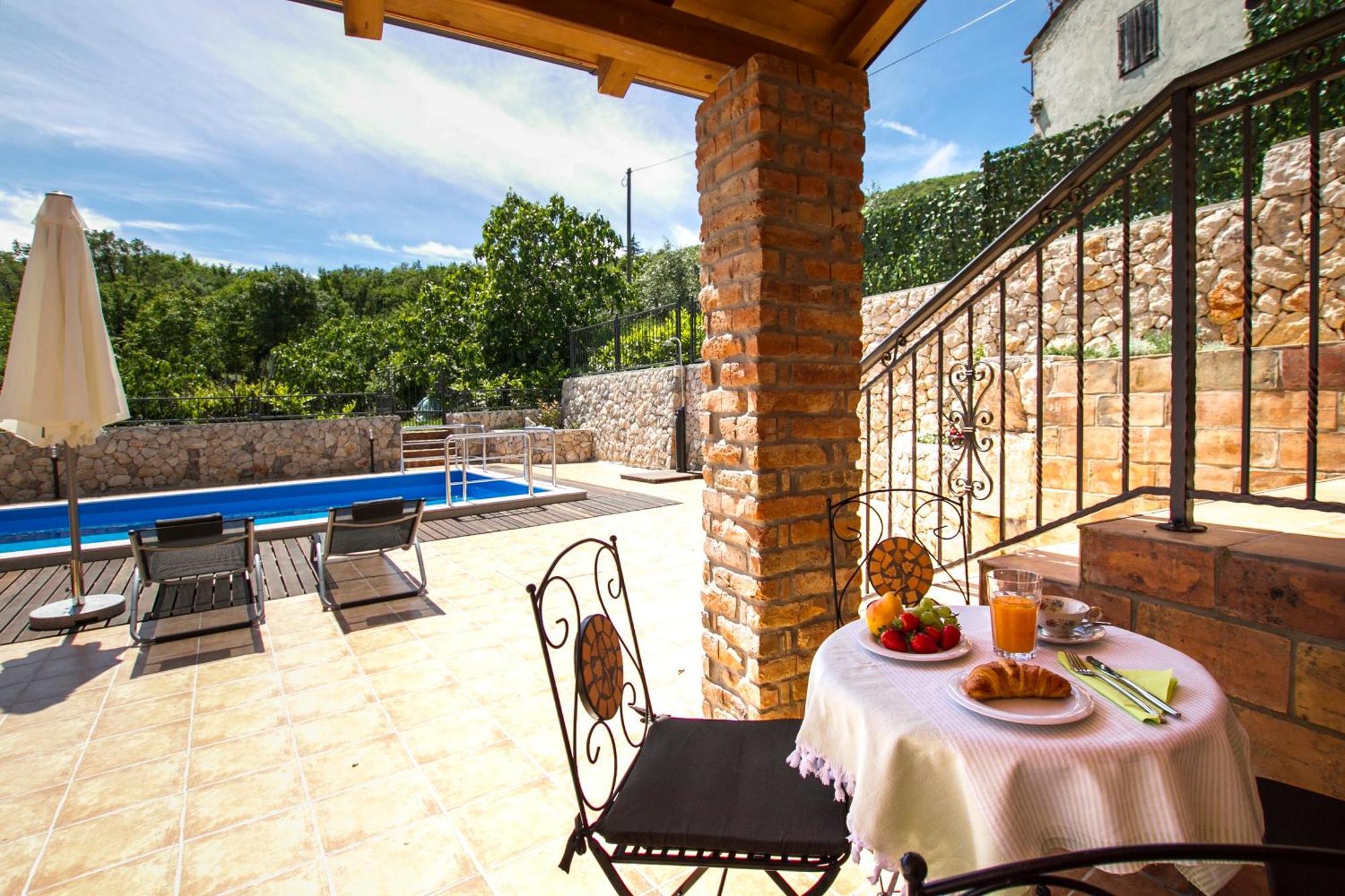 Villa Milena Brseč Exterior foto